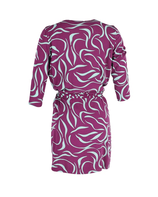 Diane Von Furstenberg Danil mini-jurk met colkraag en riem in veelkleurig polyester - Image 2