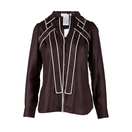 Celine top met contrasterende kraag - jaren 2010 - Image 1