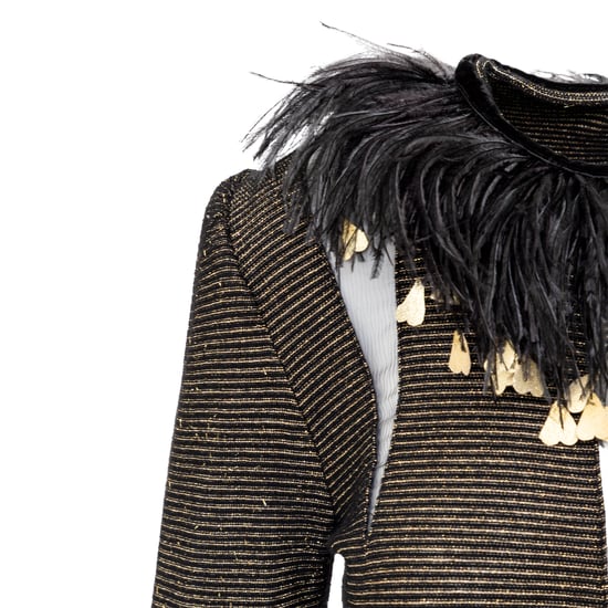 Valentino Boutique Top met verenversiering - jaren '80 - Image 6