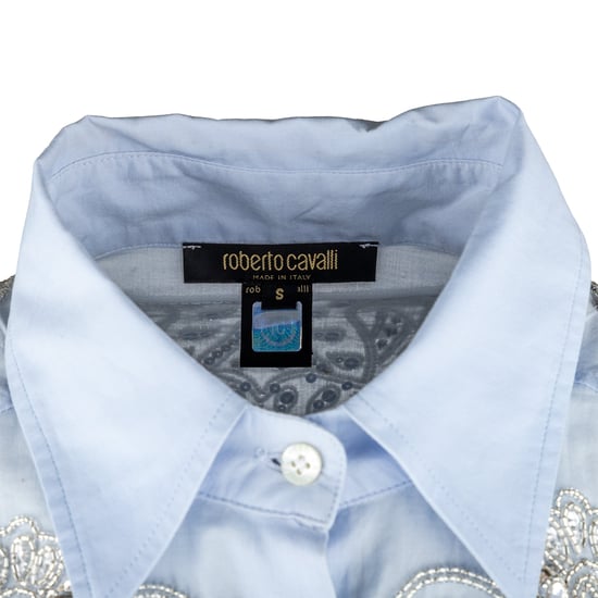 Roberto Cavalli overhemd met kristallen versiering - jaren 2000 - Image 6