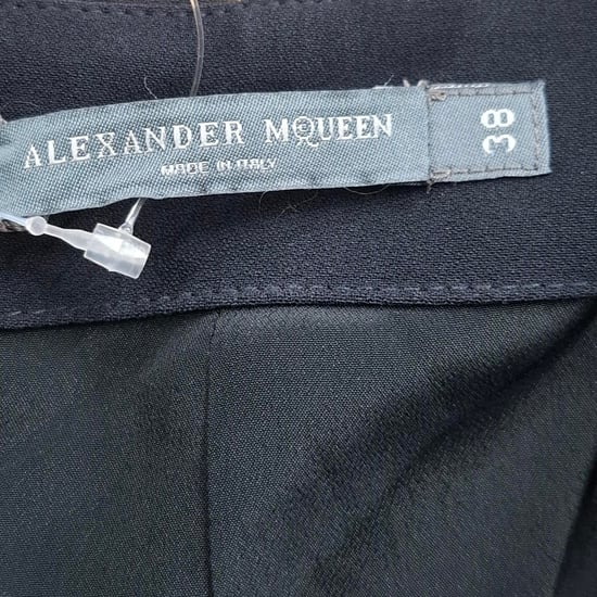 Alexander McQueen kokerrok in zwart polyester - Image 3