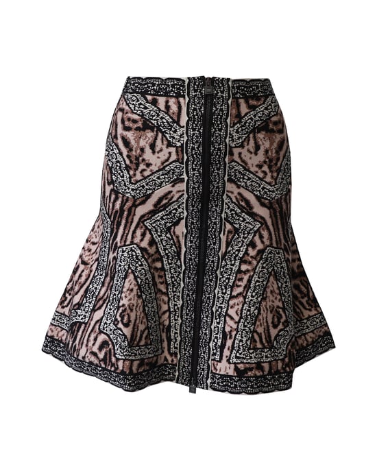 Herve Leger flared rok in veelkleurig polyester - Image 1