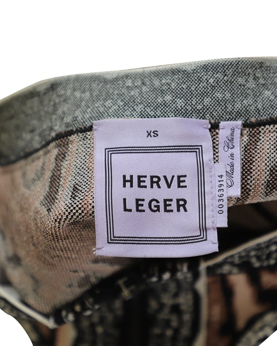 Herve Leger flared rok in veelkleurig polyester - Image 6