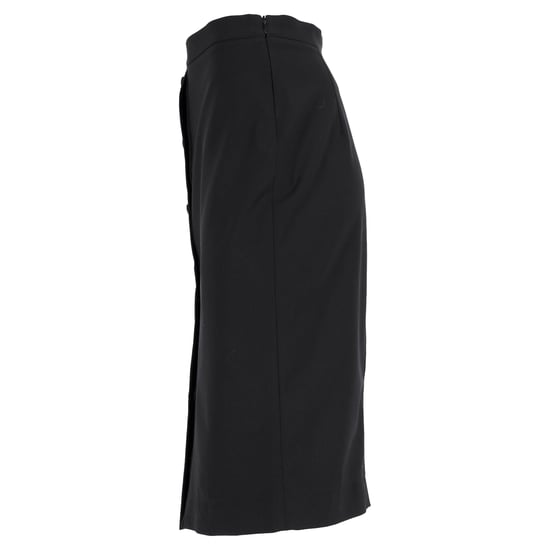 Altuzarra midi-rok met knoopsluiting in zwarte wol - Image 2
