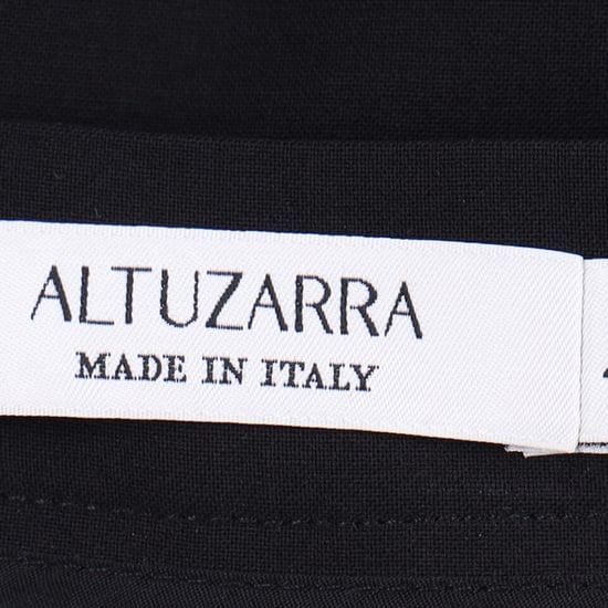 Altuzarra midi-rok met knoopsluiting in zwarte wol - Image 4
