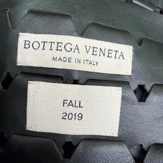 Geweven rok van Bottega Veneta in zwart leer - Image 5