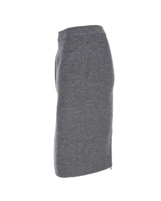 Lanvin kokerrok van grijze wol - Image 2