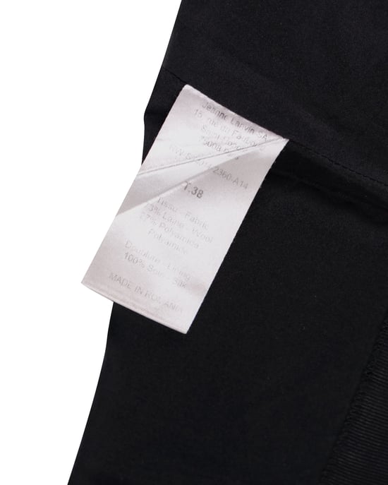 Lanvin kokerrok van grijze wol - Image 5