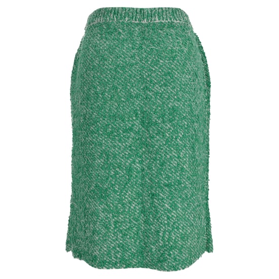 Stella McCartney midi-rok van bouclé-tweed in groene katoen - Image 3