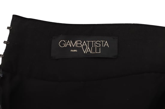 Giambattista Valli Tweed kokerrok in grijs linnen - Image 5