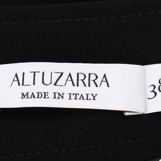 Altuzarra midi-kokerrok met taillebanddetail in zwart polyester - Image 4