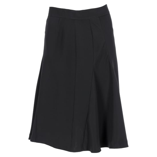 Givenchy midi-rok met panelen in zwart acetaat - Image 1