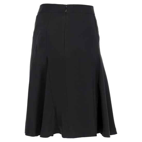 Givenchy midi-rok met panelen in zwart acetaat - Image 3