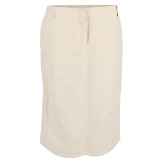 Max Mara midi-rok in crèmekleurig linnen - Image 1