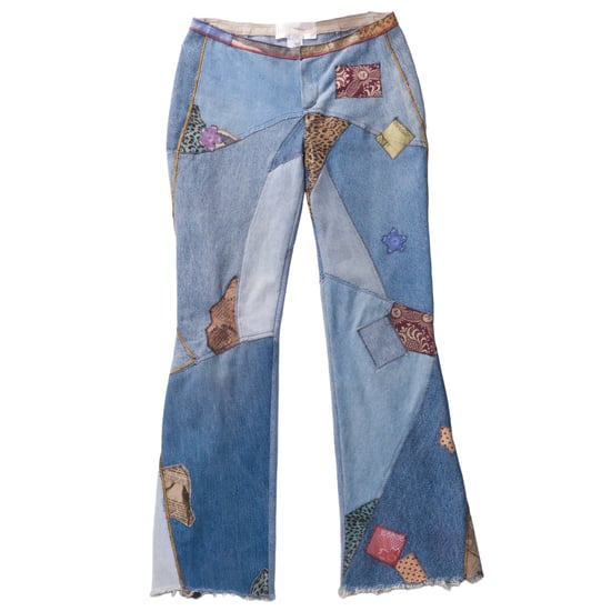 Roberto Cavalli Patchwork Jeans - jaren 2000 - Image 1