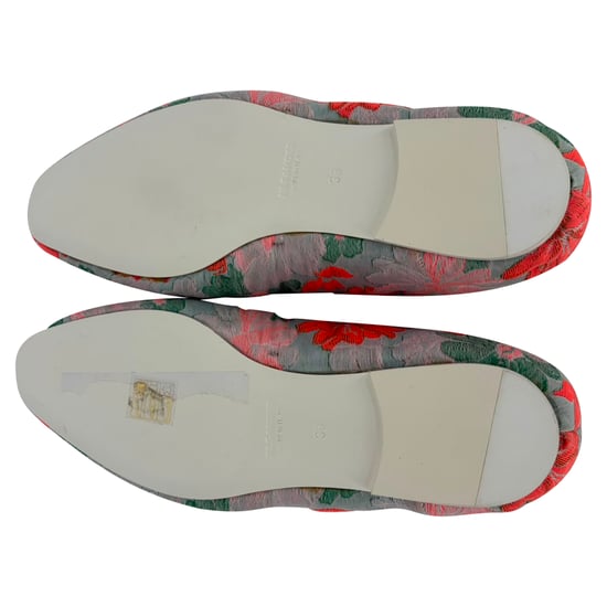 Jil Sander Brocade Puntige Ballerina Flats in Multicolor Katoen - Image 6