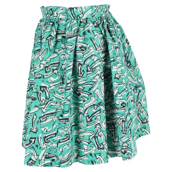 Miu Miu minirokje met pijlprint in veelkleurige nylon - Image 2
