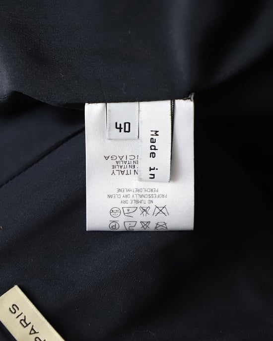Balenciaga minirok in zwart acetaat - Image 6