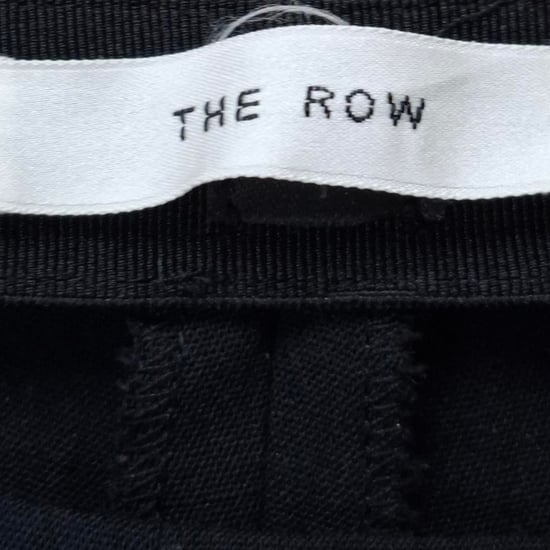 De Row-broek van zwarte wol. - Image 3