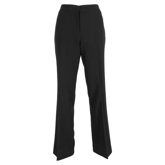 Alexander McQueen hoge flared broek van zwarte wol - Image 1