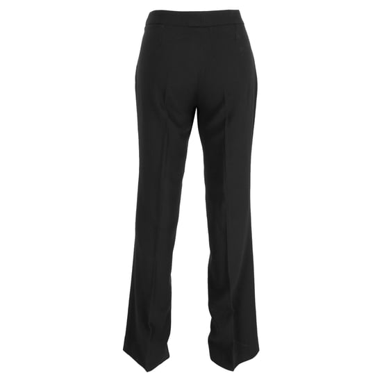 Alexander McQueen hoge flared broek van zwarte wol - Image 3