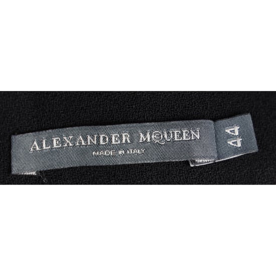 Alexander McQueen hoge flared broek van zwarte wol - Image 4