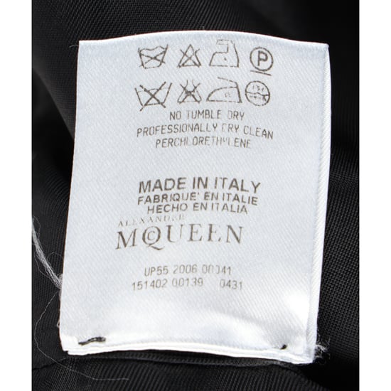 Alexander McQueen hoge flared broek van zwarte wol - Image 5
