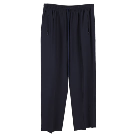 Chloé broek met trekkoord in marineblauw polyester - Image 1