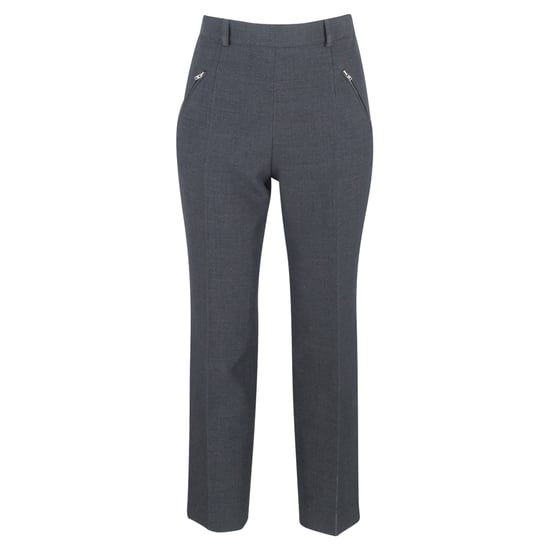 Maison Margiela slim-fit cropped broek in grijs polyester - Image 1