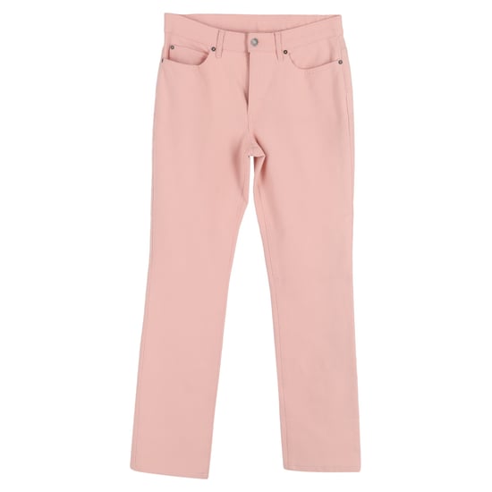 Escada jeans met rechte pijpen in roze katoenen denim - Image 1