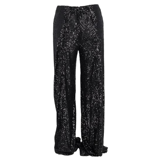 Tom Ford broek met pailletten en wijde pijpen in zwart polyester - Image 3