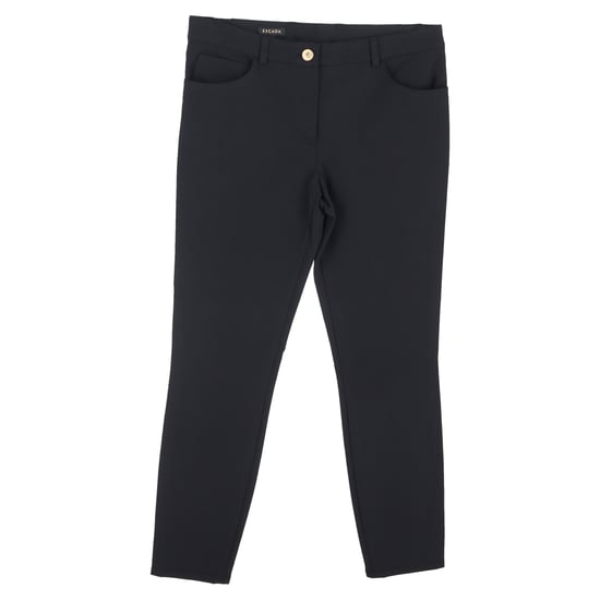 Escada rechte broek van zwarte zijde - Image 1