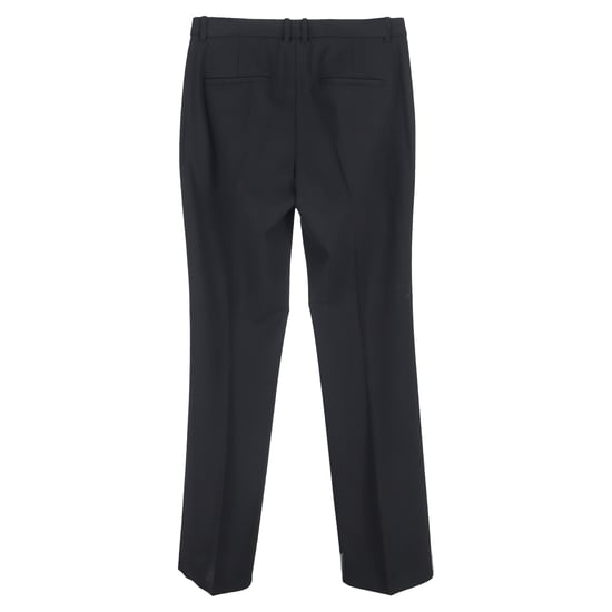 Theory broek met wijde pijpen in zwarte wol - Image 2