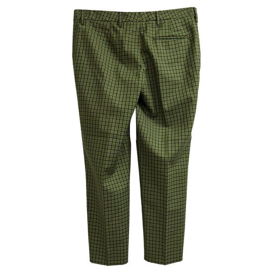 Miu Miu geruite broek van groene wol - Image 2