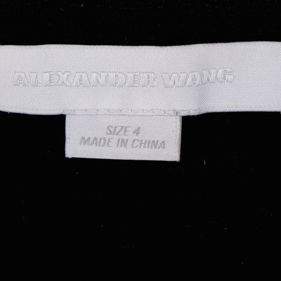 Alexander Wang rechte broek met trekkoord in zwarte viscose - Image 4