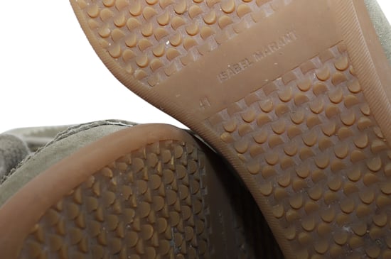 Isabel Marant Bobby Wedge vetersneakers in groen suède - Image 5