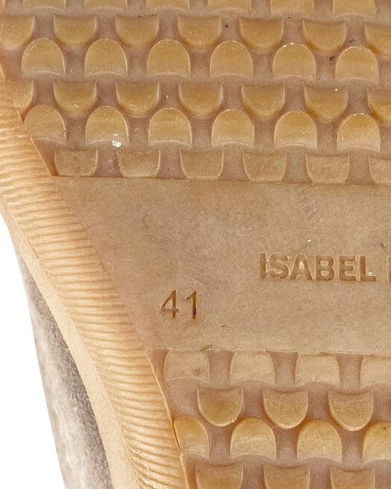 Isabel Marant fluwelen Stainer mandlaarzen in grijs suède - Image 6