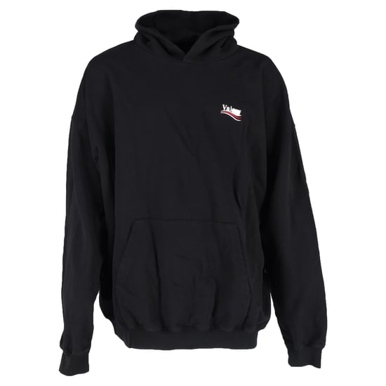 Balenciaga hoodie met politieke campagneprint in zwart katoen - Image 1