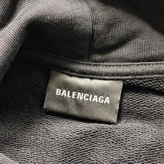 Balenciaga hoodie met politieke campagneprint in zwart katoen - Image 4