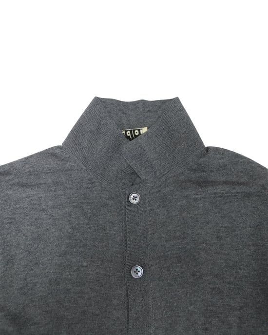 Acne Studios vest met kraag en knoopsluiting in grijze wol - Image 3