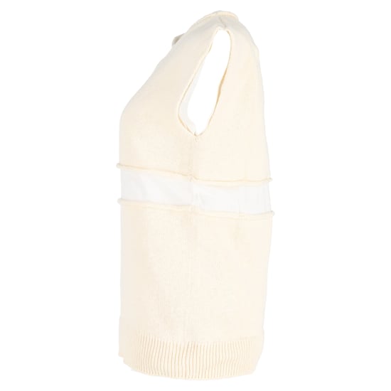 Jil Sander gebreid vest met laagjes in gele wol - Image 2