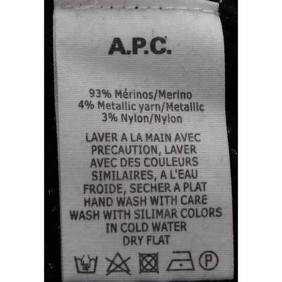 A.P.C. Trui met glitterknopen en zwarte merinowol - Image 5