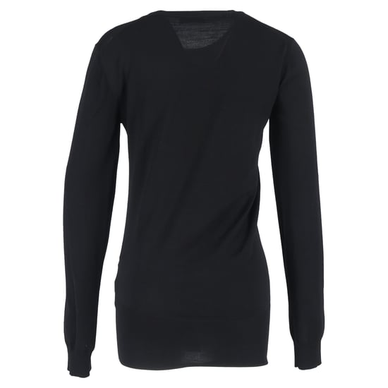 Jil Sander effen trui met ronde hals in zwarte wol - Image 3