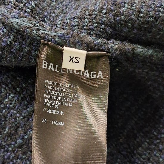 Balenciaga BB Laurel coltrui van veelkleurige wol - Image 6