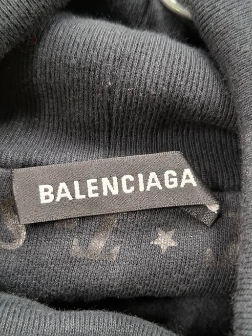 Balenciaga T-shirt met all-over print, trui in zwart katoen - Image 5
