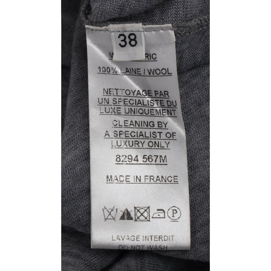 Balmain trui met ruches in grijze wol - Image 6