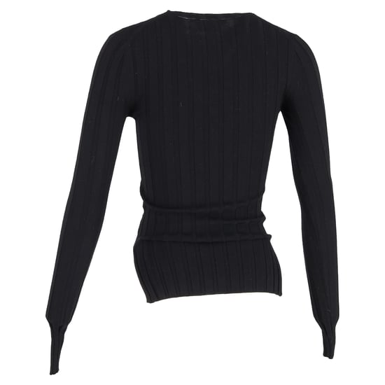 Acne Studios geribbelde trui van zwarte wol - Image 3