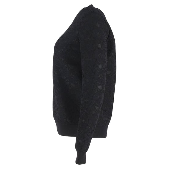Givenchy trui met ronde hals en kanten details in zwart polyester - Image 2