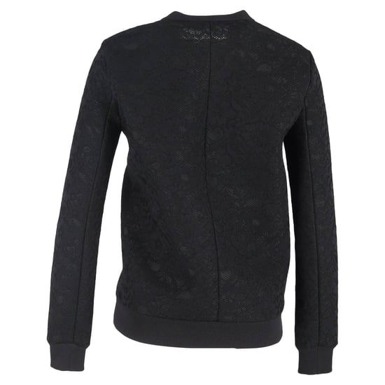 Givenchy trui met ronde hals en kanten details in zwart polyester - Image 3