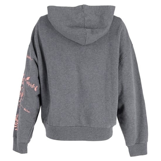 Dries Van Noten Harlee geborduurde jersey hoodie van grijs katoen - Image 3
